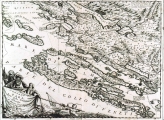 CORONELLI, VINCENZO MARIA: MAP OF ZADAR DISTRICT